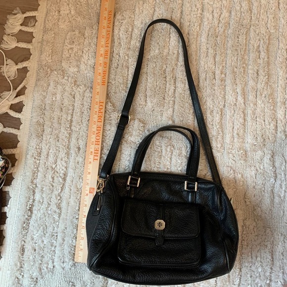 Tory Burch Black Leather Satchel - Picture 14 of 14